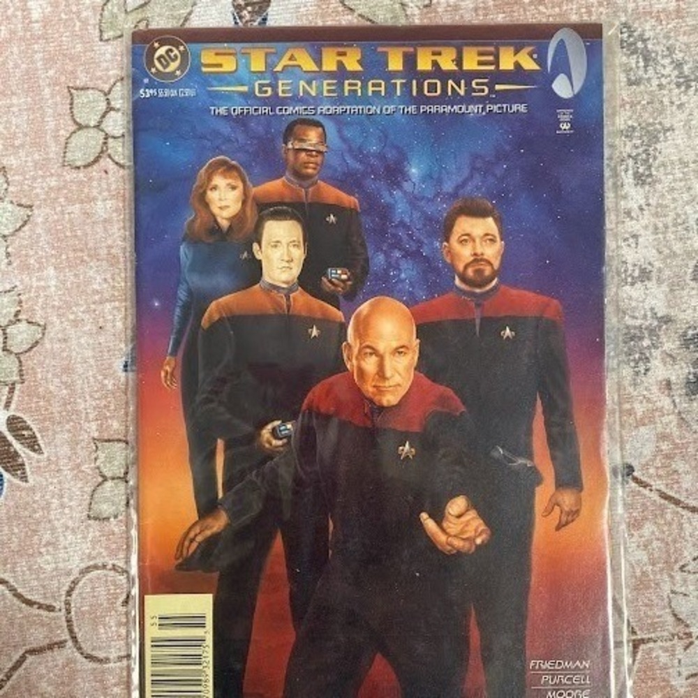 Star Trek Generations Comic Book 1994 Official Movie Adaptation DC Comics‎
